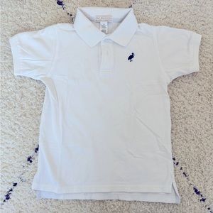 The Beaufort Bonnet Company Short Sleeved White Polo, size 7